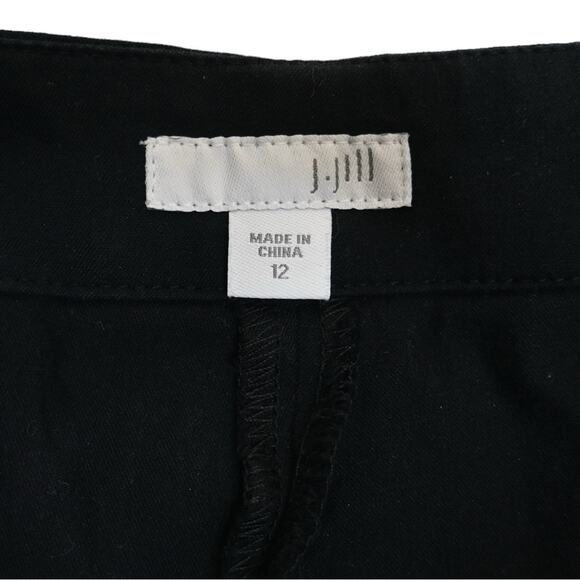 J. Jill Womens 12 Black Straight Leg Pants - Picture 9 of 11